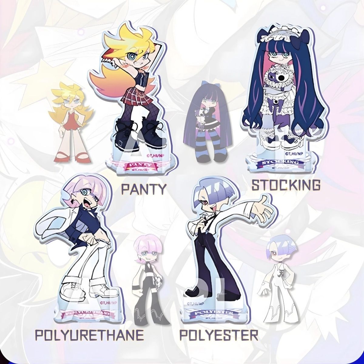Event Support - Акриловая фигурка-подставка Panty & Stocking with