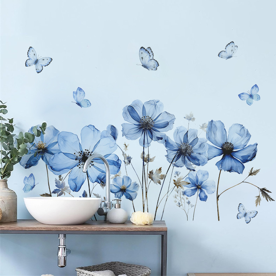 Самоклеящаяся наклейка на стен – обзор и цена Flower Wall Panel