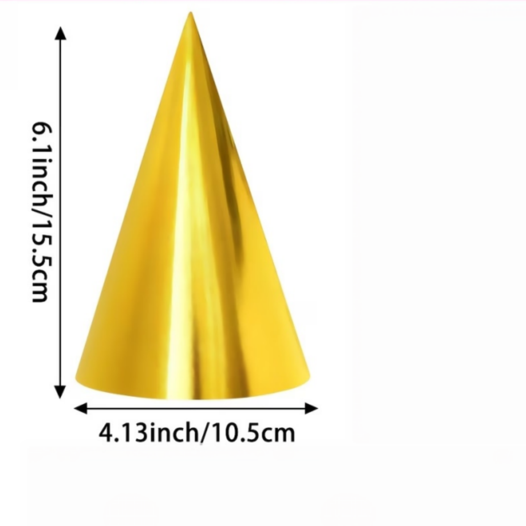 10 шт. разноцветных металличес – обзор и цена Party Hat Cone